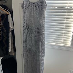 Meshki Zelda sequin crochet maxi dress nwt (Beach Dress)